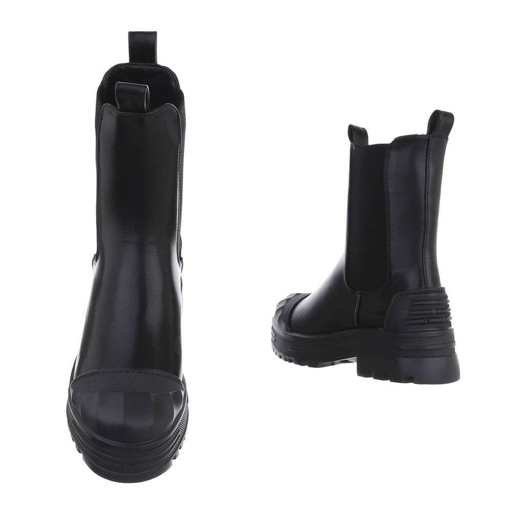 Дамски боти тип челси, черни WS-BG01