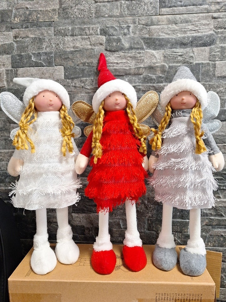 Фея, Елф, Коледна декоративна фигурка, 40 см