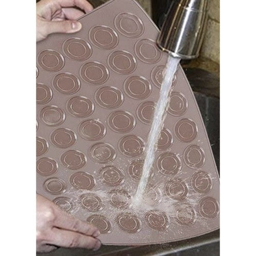 Силиконова форма за печене на сладки и бисквити Ruhhy, -40 до 230 °C, Кафява