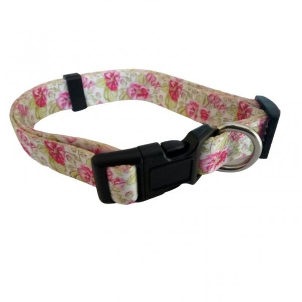 Нашийник за домашни любимци, D-ринг, 34-50 см, Многоцветен