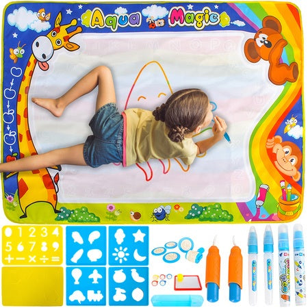 Детско килимче за рисуване Aqua Magic, 100х80 см, Многоцветно