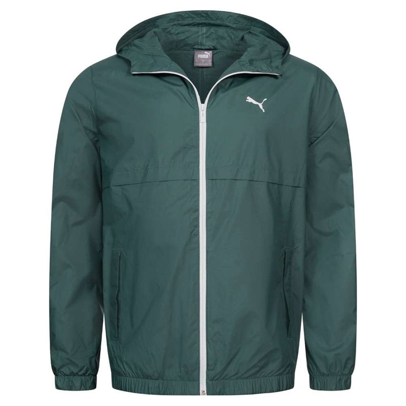 Мъжко яке PUMA Windbreaker, тъмно зелено