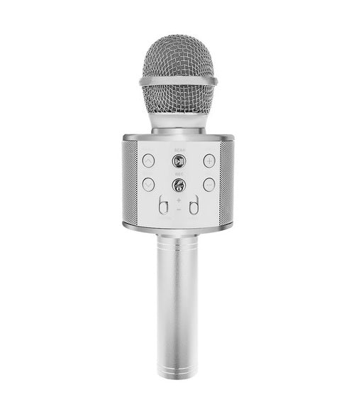 Караоке микрофон Izoxis XE7, Bluetooth, AUX, SD карта, 2 цвята
