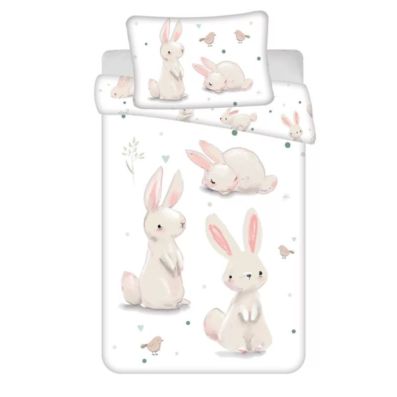Детски спален комплект Bunny, 100 % памук, 2 части, 100x135 см