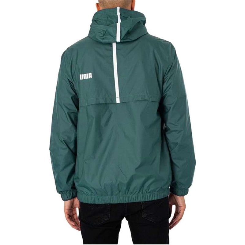 Мъжко яке PUMA Windbreaker, тъмно зелено