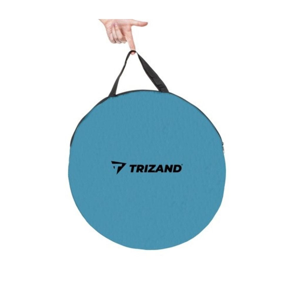 Плажна къмпинг Палатка Trizand, UV защита, автоматично отваряне, Синьо-бяла