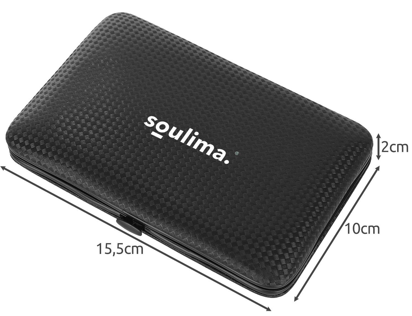 Комплект за маникюр и педикюр SOULIMA, 15 части