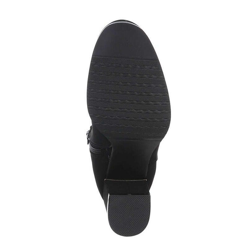 Дамски боти Varaga, еко кожа, черни