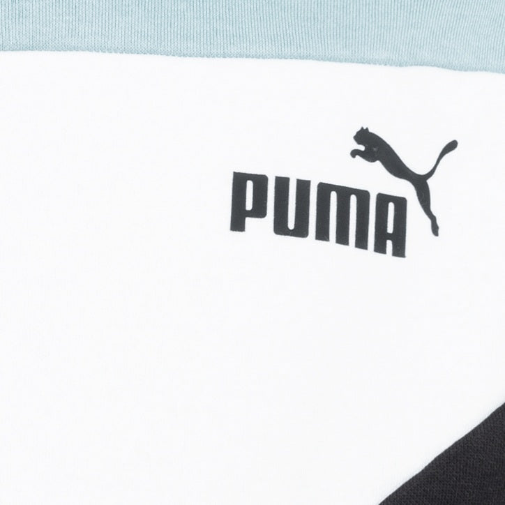 Детски суитчър с качулка PUMA POWER Colorblock, худи