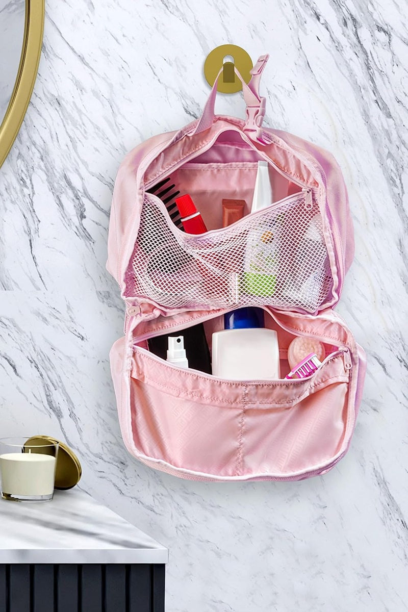 Козметична чанта/несесер Puma, розова, с лого, 28x13.5x13 см