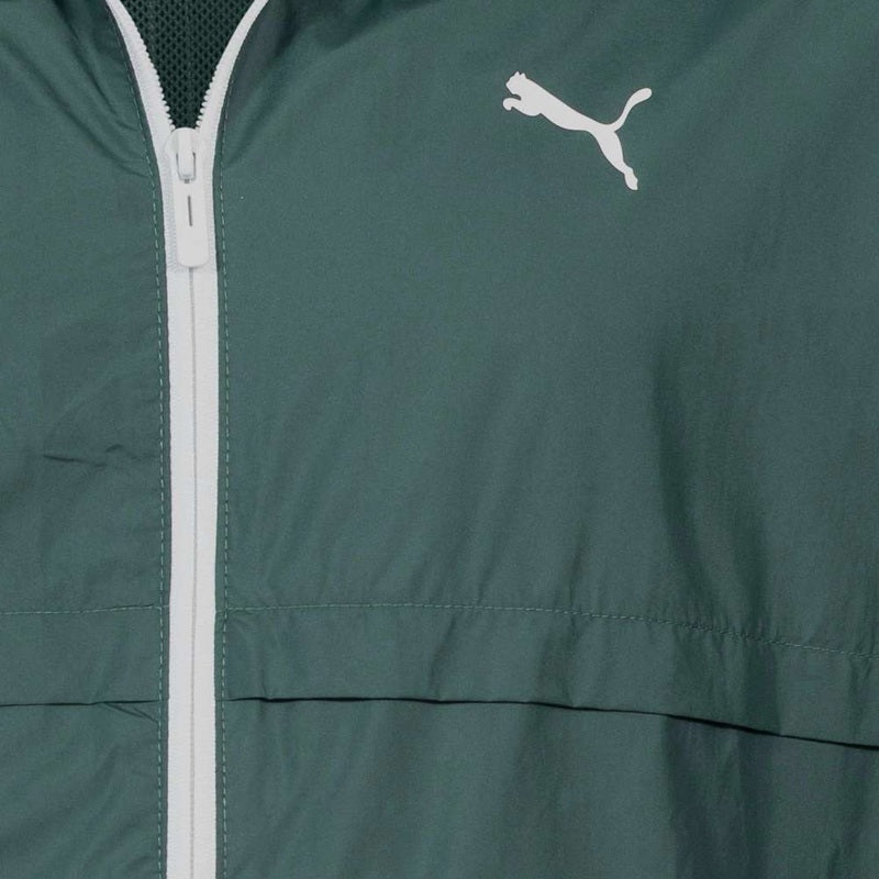 Мъжко яке PUMA Windbreaker, тъмно зелено