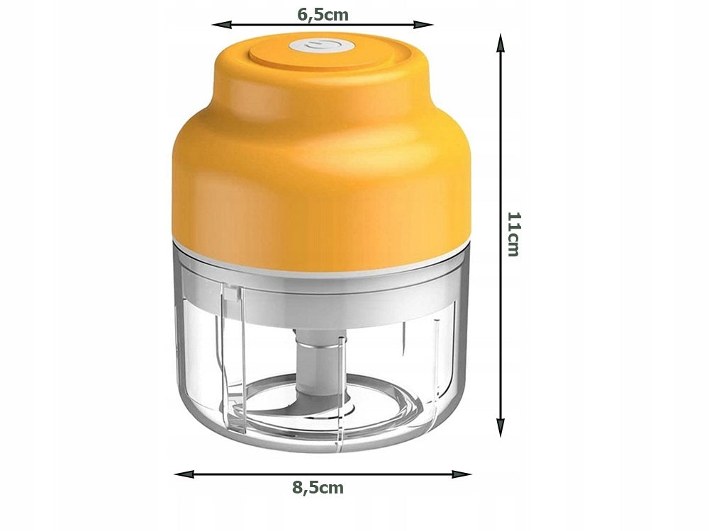 Мини електрически чопър, USB зареждане, 45 W, 250 мл