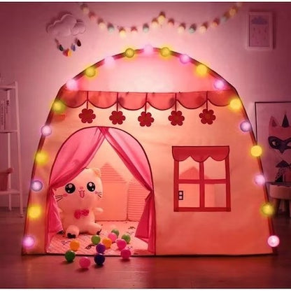 Детска палатка - къщичка с LED Лампи