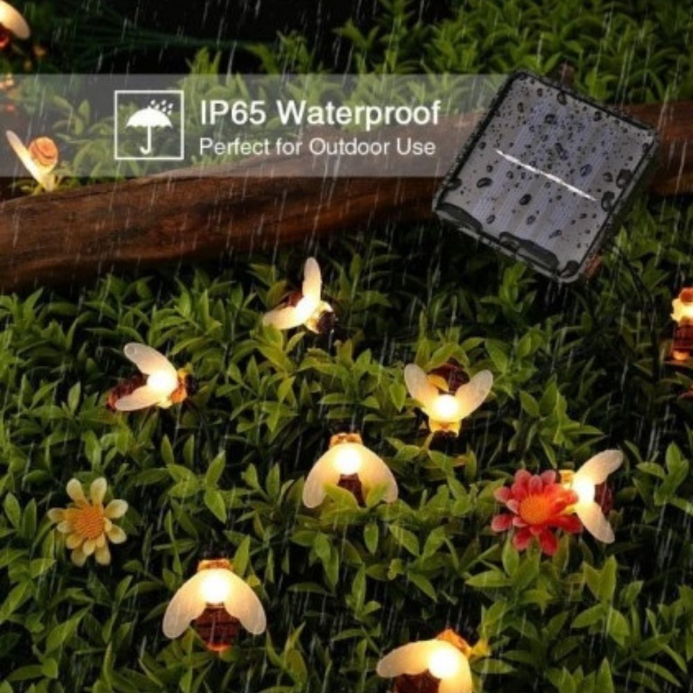 Комплект соларни лампи Пчелички, 3 метра, 20 броя