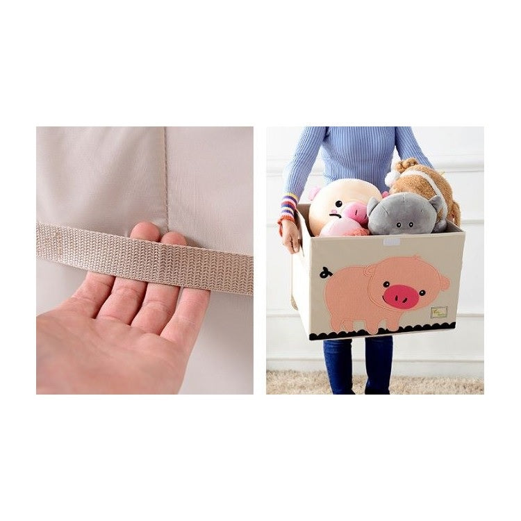 Органайзер - кутия за играчки 62x38х37 cm, Бежов