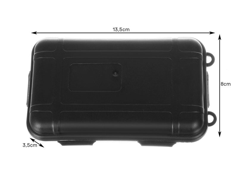 Комплект за Оцеляване 7 в 1, Компас, Запалка, Клещи, Нож и др, Черен