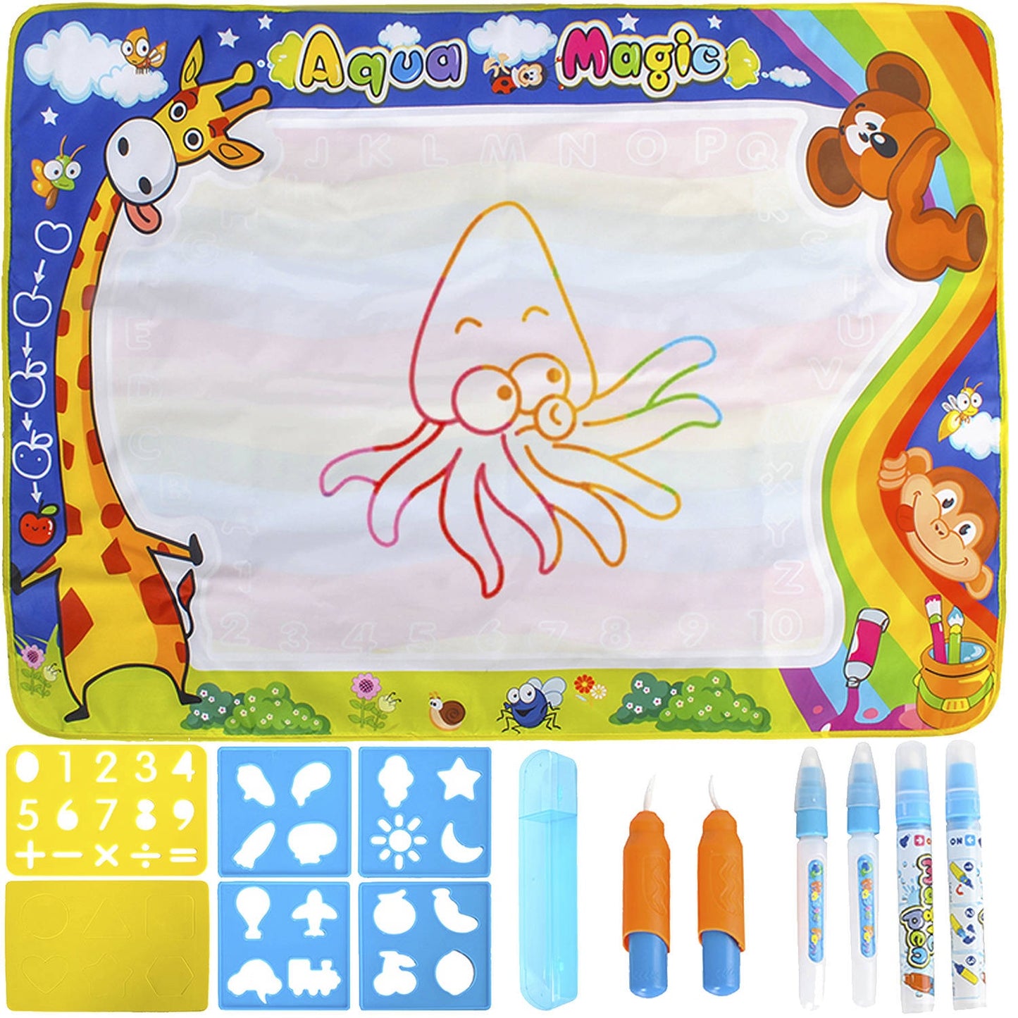 Детско килимче за рисуване Aqua Magic, 100х80 см, Многоцветно
