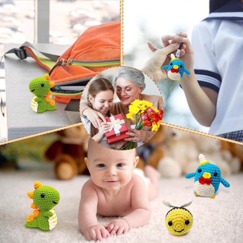 Комплект за плетене на играчки на една кука -