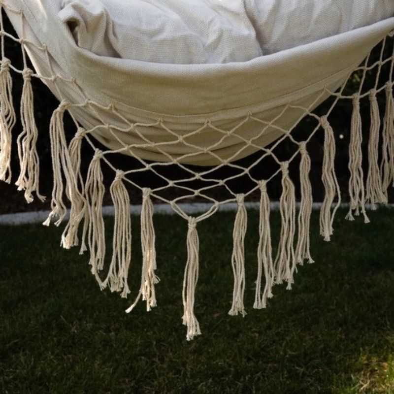 Стол хамак Gardlov, Памук, Максимално поддържано тегло 120 кг, С 2 възглавници