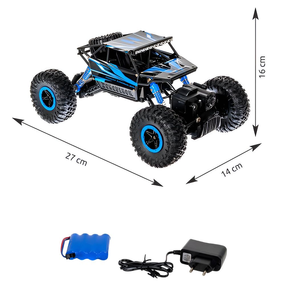 Джип с дистанционно управление Kruzzel Rock Crawler