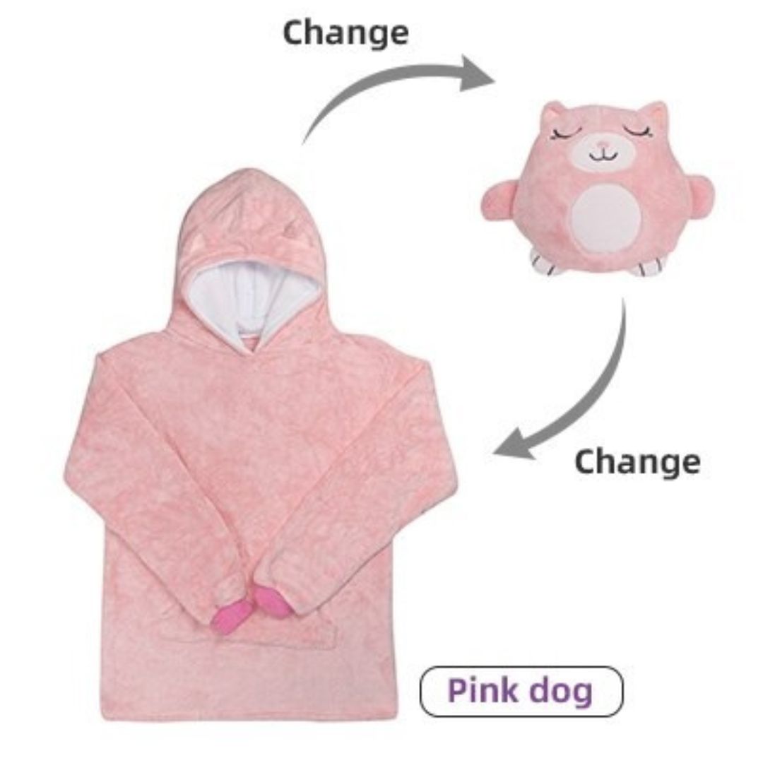 HUGGLE PETS Hoodie 2 в 1 - Плюшена играчка и суитчър - 2 в 1