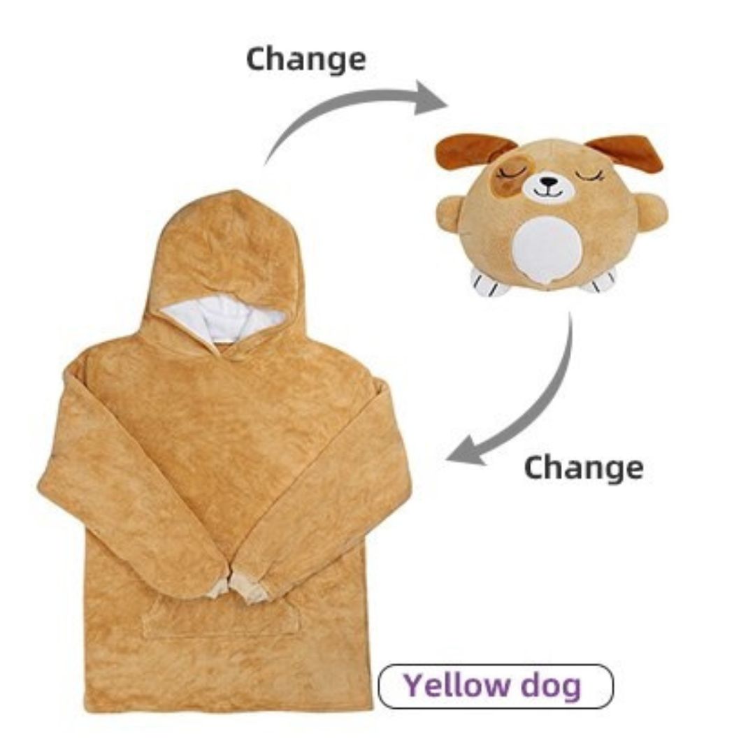 HUGGLE PETS Hoodie 2 в 1 - Плюшена играчка и суитчър - 2 в 1
