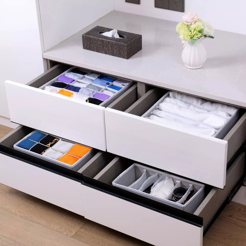 Комплект органайзери за бельо и чорапи, 4 части