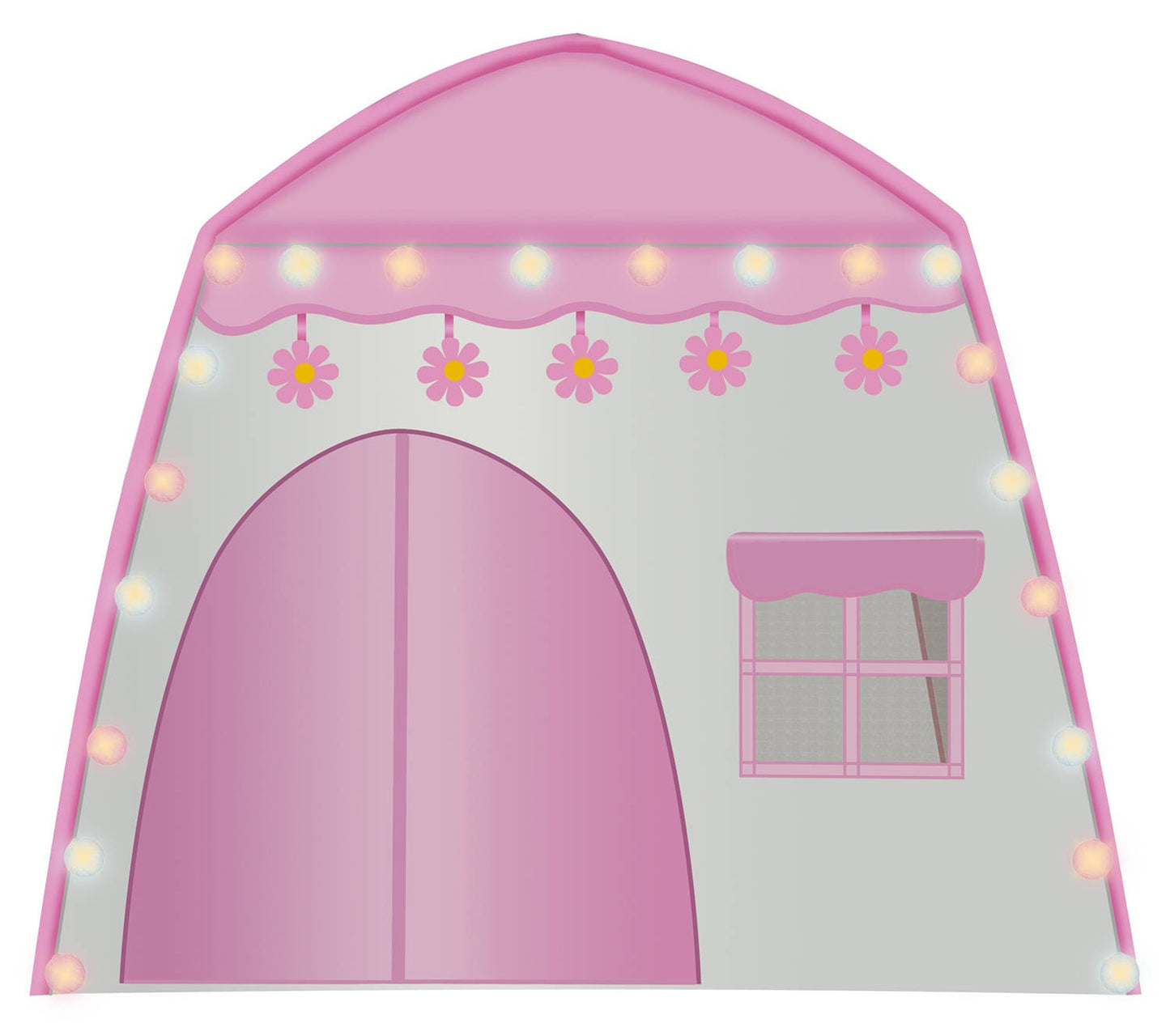 Детска палатка за игра къщичка с LED Лампи Kruzzel