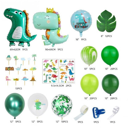 Комплект балони и украса за рожден ден - 115 части