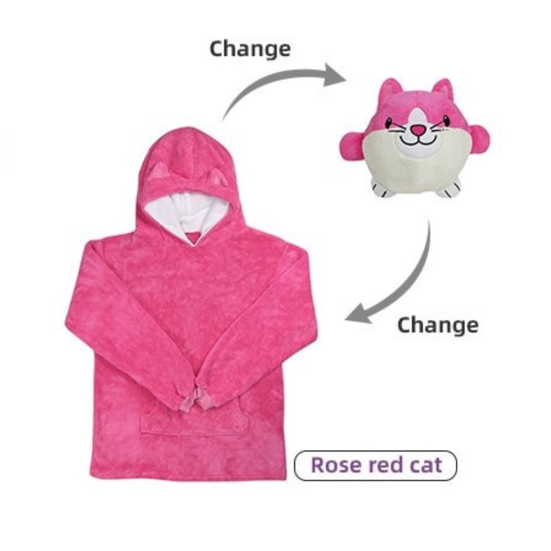 HUGGLE PETS Hoodie 2 в 1 - Плюшена играчка и суитчър - 2 в 1