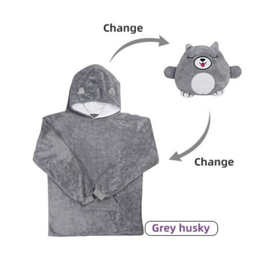 HUGGLE PETS Hoodie 2 в 1 - Плюшена играчка и суитчър - 2 в 1