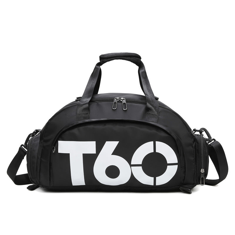 Спортен сак Т60, черен/бял