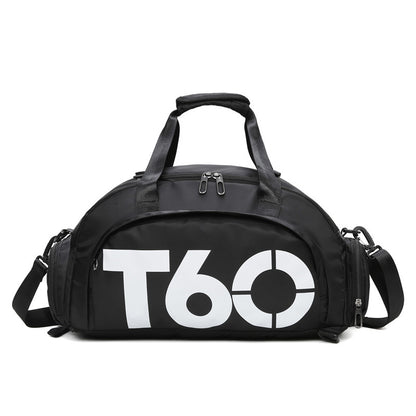 Спортен сак Т60, черен/бял