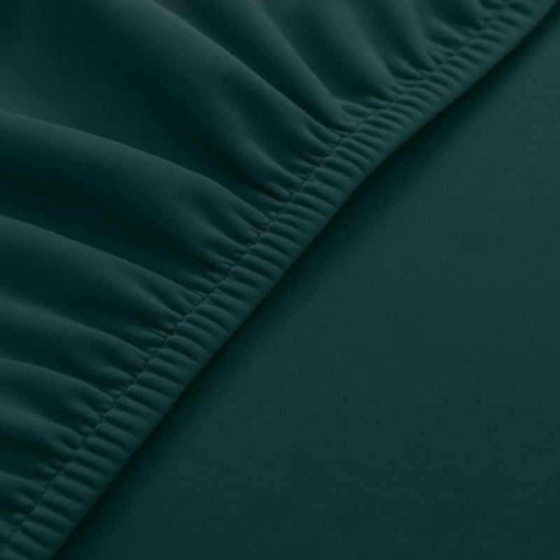 Еластични калъфи за столове Ruhhy, комплект от 6 броя, тъмно зелени