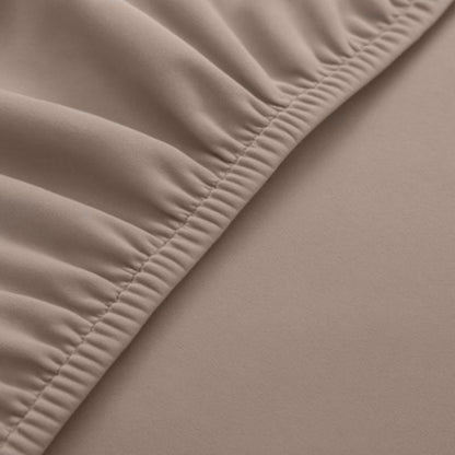 Еластични калъфи за столове Ruhhy, комплект от 6 броя, бежови