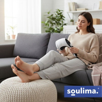 Масажор Soulima, 9 различни приставки, мултифункционален, инфрачервен