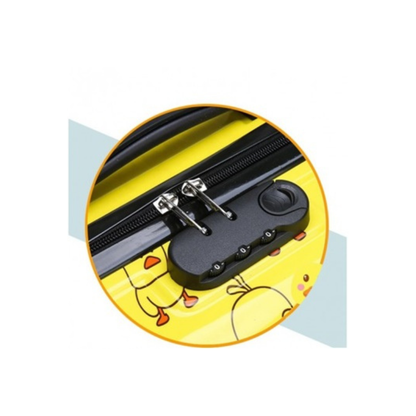 Детски куфар, 3D, ABS, Панда, Розов