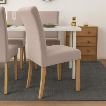 Еластични калъфи за столове Ruhhy, комплект от 6 броя, бежови