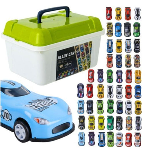 Комплект 50 бр състезателни колички, в кутия