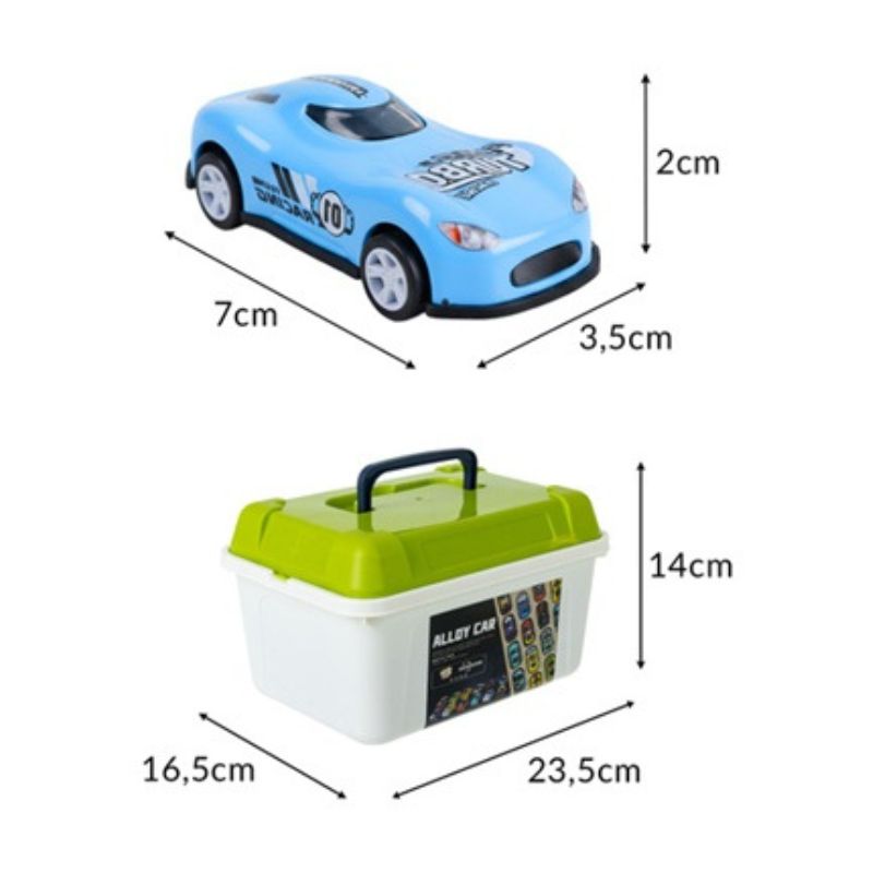 Комплект 50 бр състезателни колички, в кутия