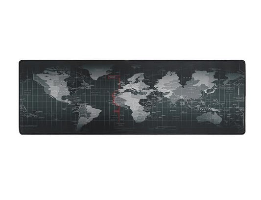 Подложка за мишка, Модел World Map, Карта на света, Обшити ръбове, 88x30см