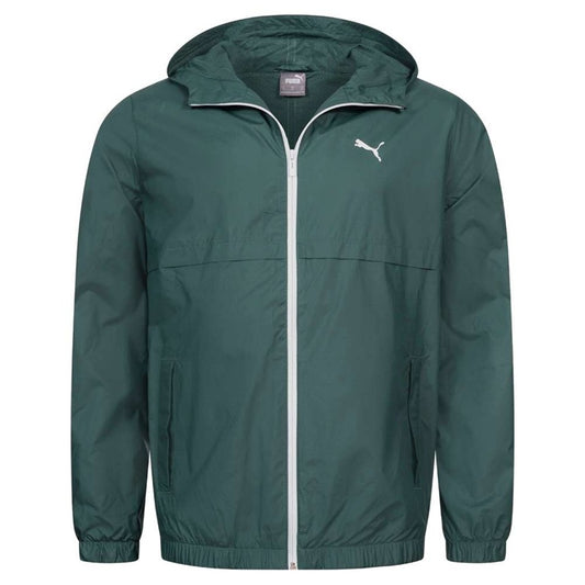 Мъжко яке PUMA Windbreaker, тъмно зелено