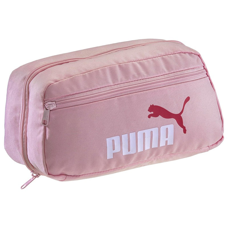 Козметична чанта/несесер Puma, розова, с лого, 28x13.5x13 см