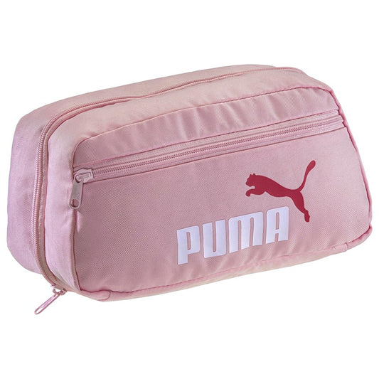 Козметична чанта/несесер Puma, розова, с лого, 28x13.5x13 см