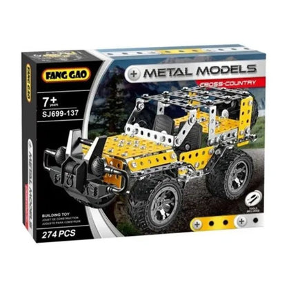 Конструктор джип, Метален, 3D модел, 274 части