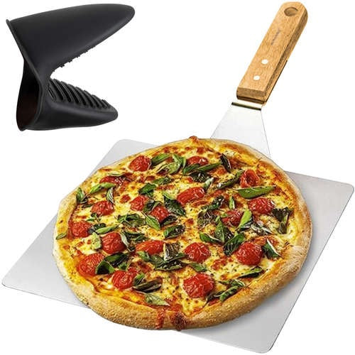 Лопата за пица, Неръждаема стомана,  30,3 х 47 х 7 см