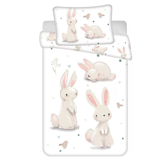 Детски спален комплект Bunny, 100 % памук, 2 части, 100x135 см
