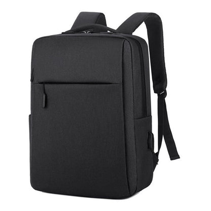 Раница за лаптоп  Lucas с USB, 15.6", черна