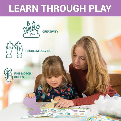 Комплект за занаяти, 6 фигурки от филц, Направи си сам