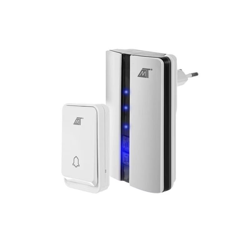 Водоустойчив безжичен звънец Malatec, бял